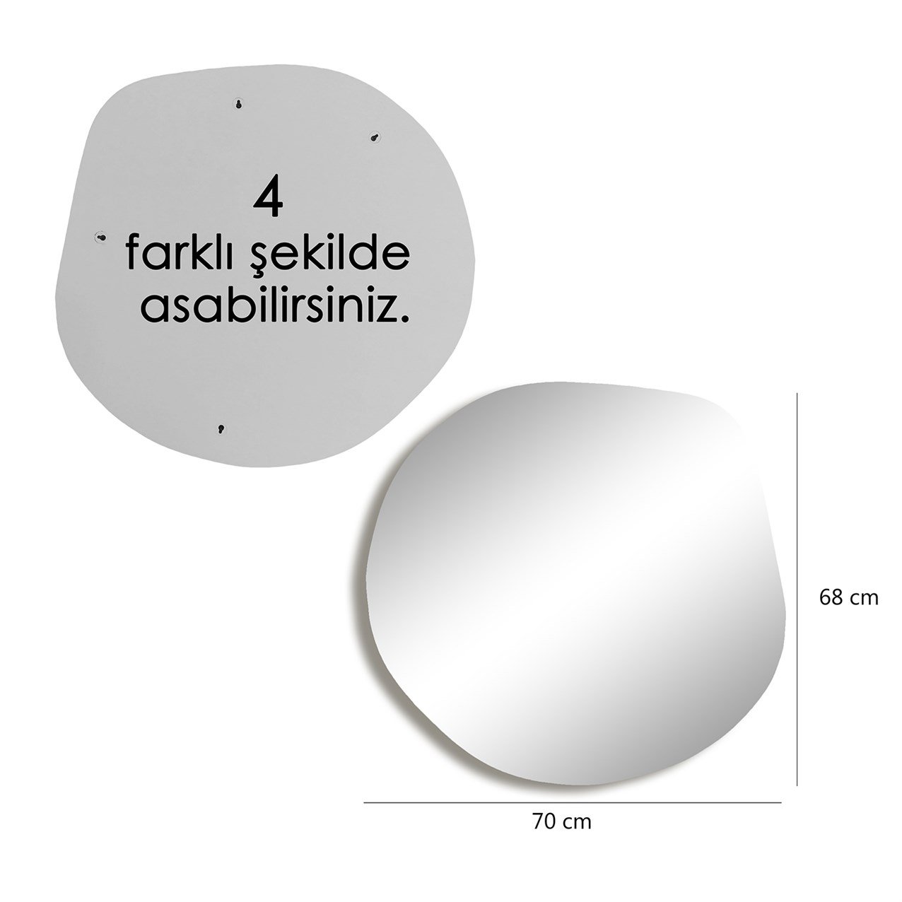 NEOstill - Gold Kenarlı Asso Ayna