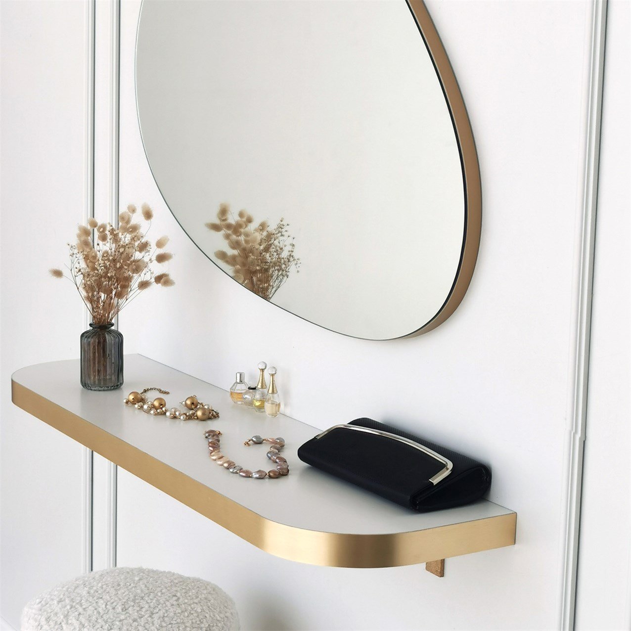 NEOstill - Gold Kenarlı Porto Ayna