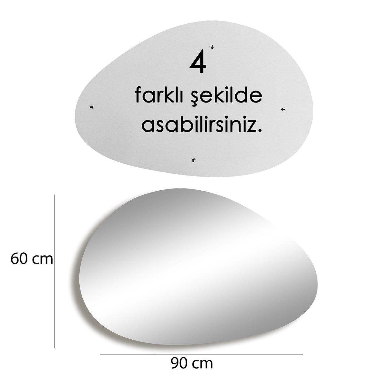 NEOstill - Gold Kenarlı Porto Ayna