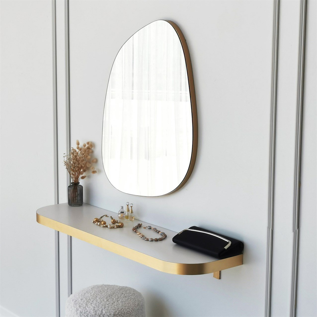 NEOstill - Gold Kenarlı Soho Ayna