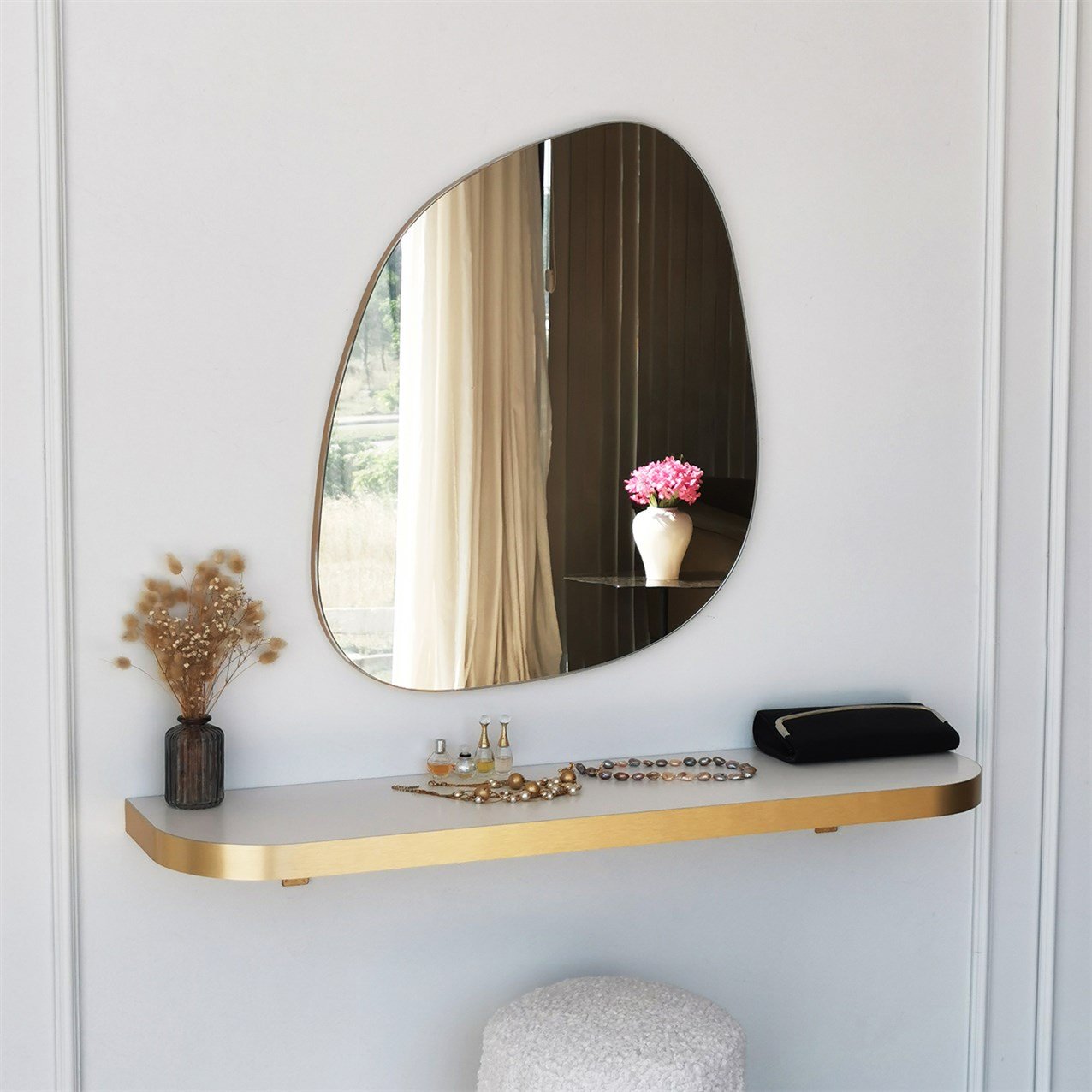 NEOstill - Gold Kenarlı Soho Ayna