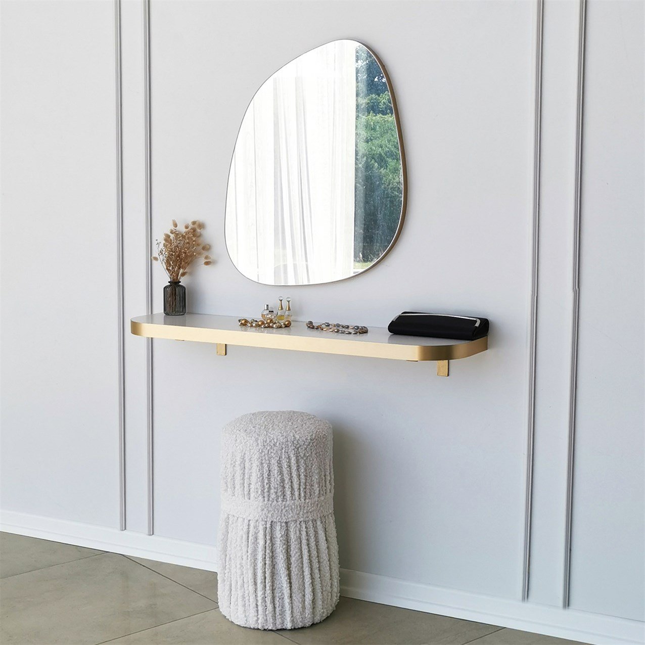 NEOstill - Gold Kenarlı Soho Ayna