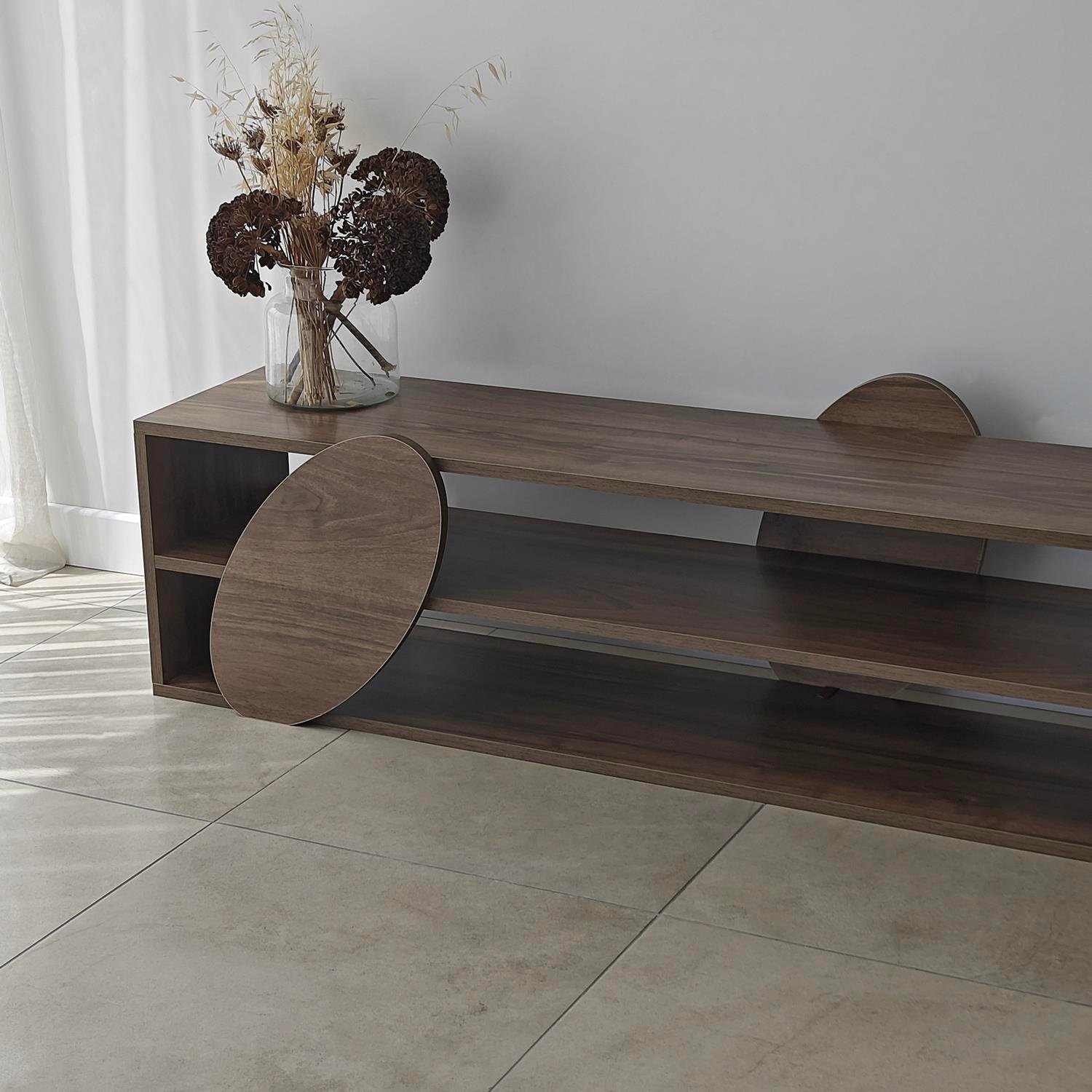 NEOstill - Leaf Tv Sehpası Ceviz / 180 cm