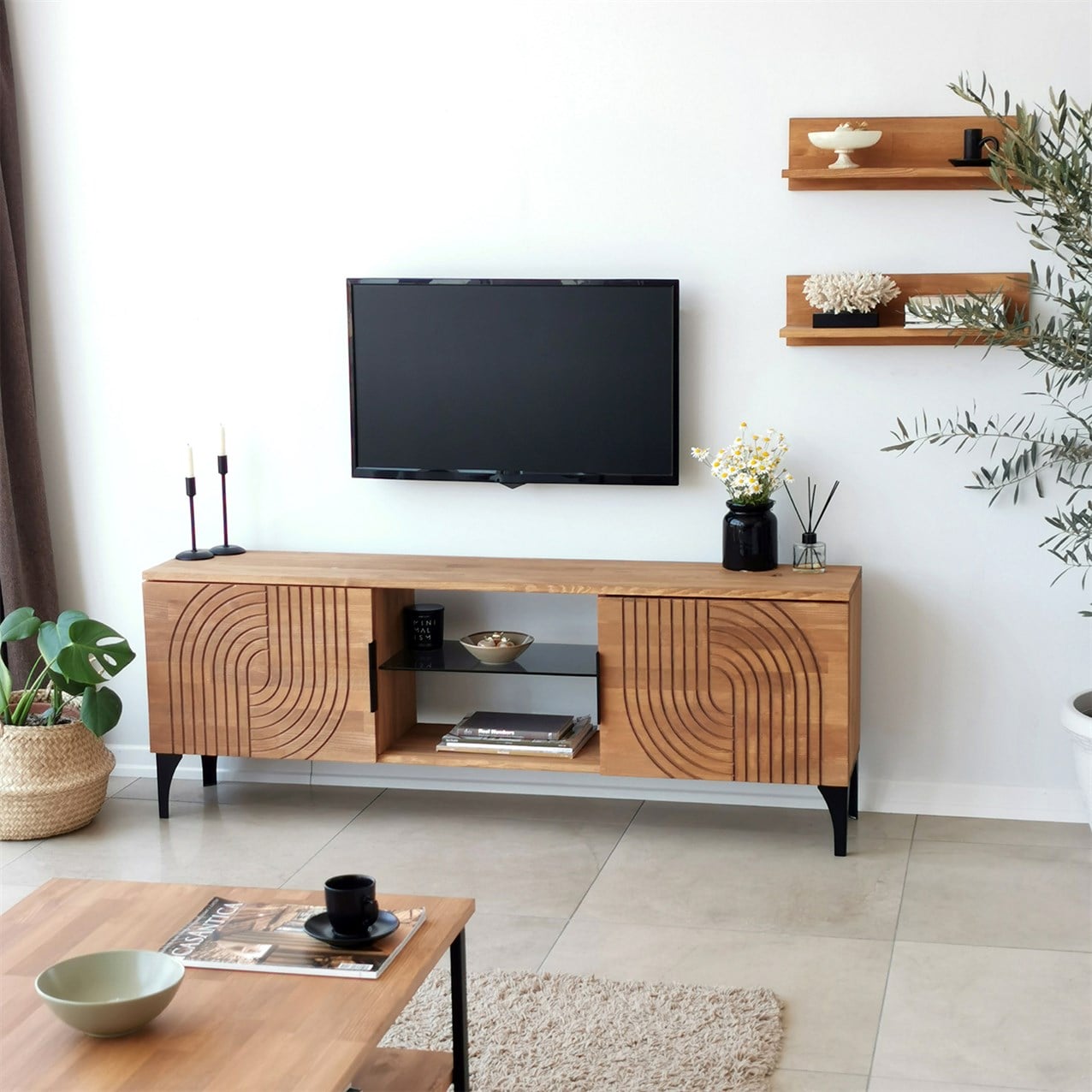 NEOstill - Lidya Ahşap Tv Ünitesi