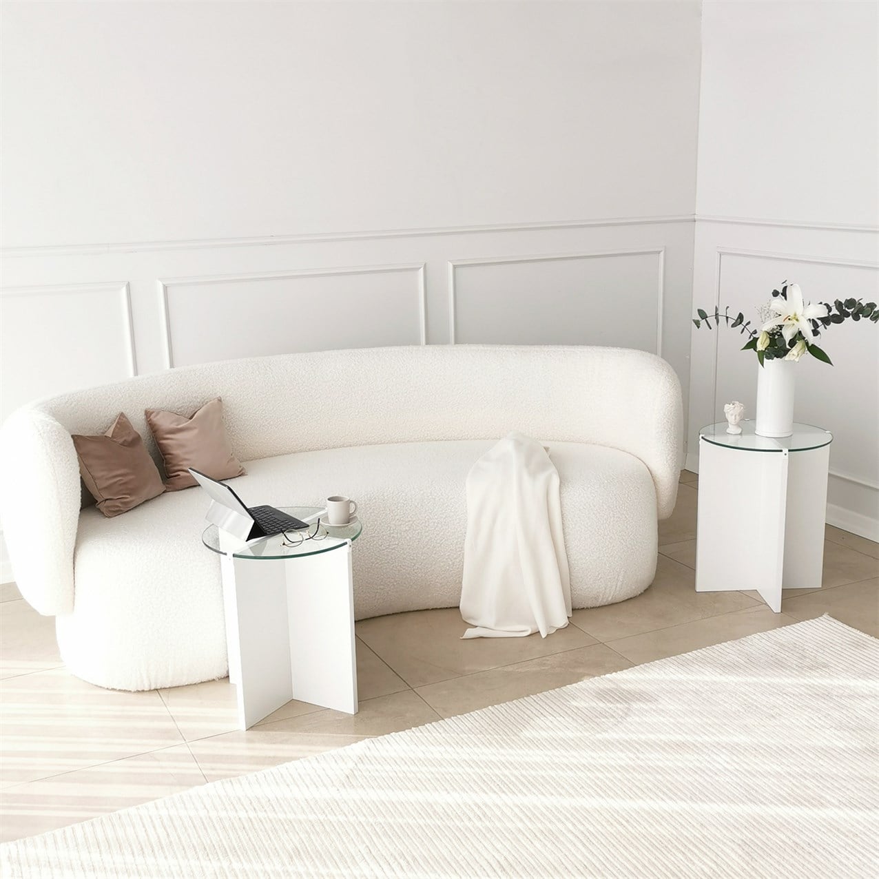 NEOstill - Lily 2 Li Sehpa / Beyaz