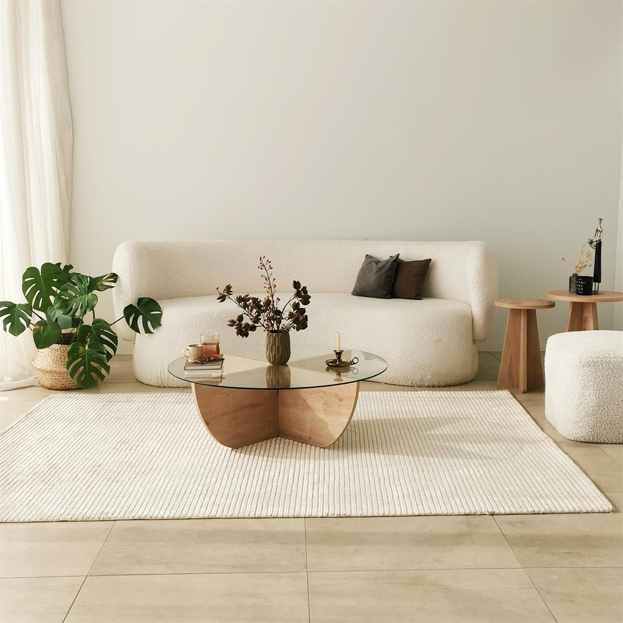 NEOstill - Lily Cam Sehpa / Safir Meşe