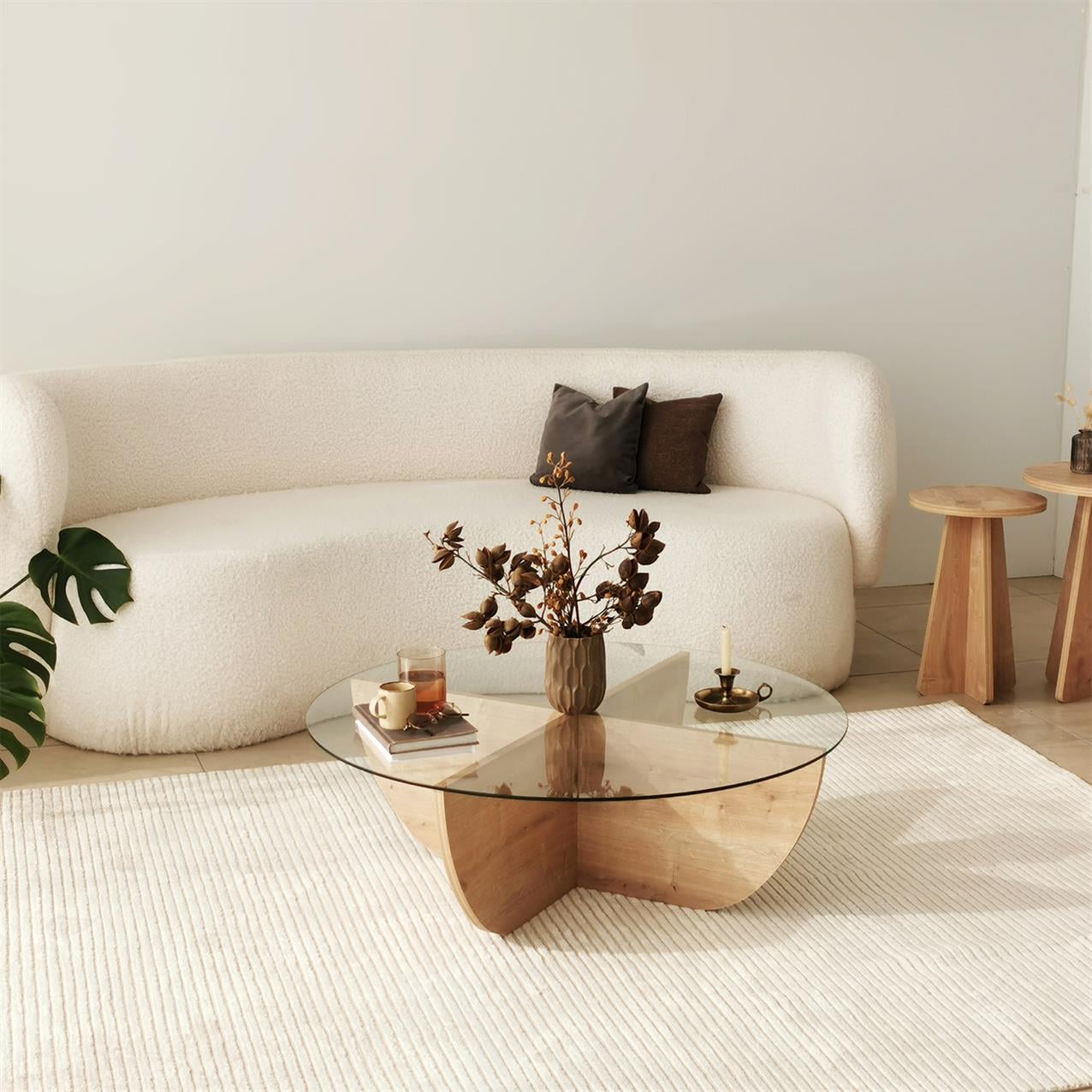 NEOstill - Lily Cam Sehpa / Safir Meşe