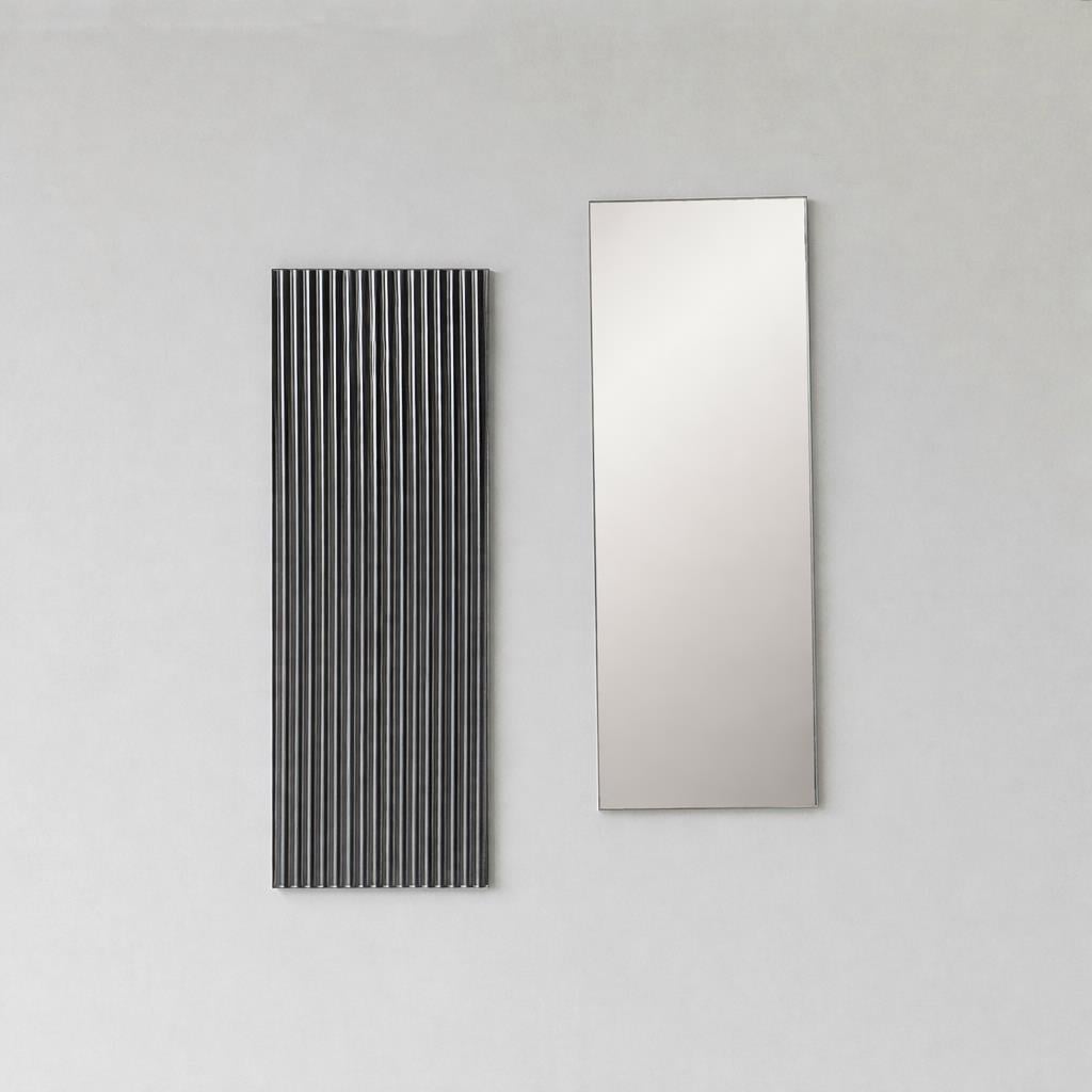 NEOstill - Linea Çizgili Füme & Naturel Ayna Set