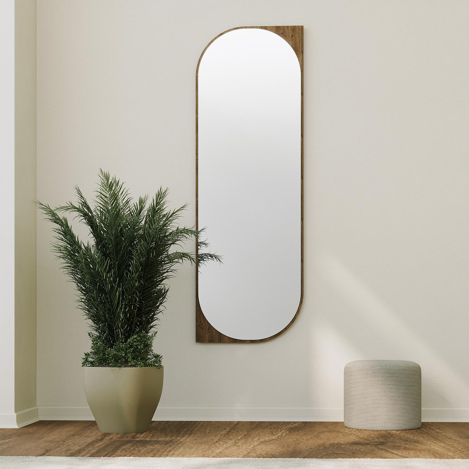 NEOstill - Livi Boy Aynası & Ceviz / 152X52 cm
