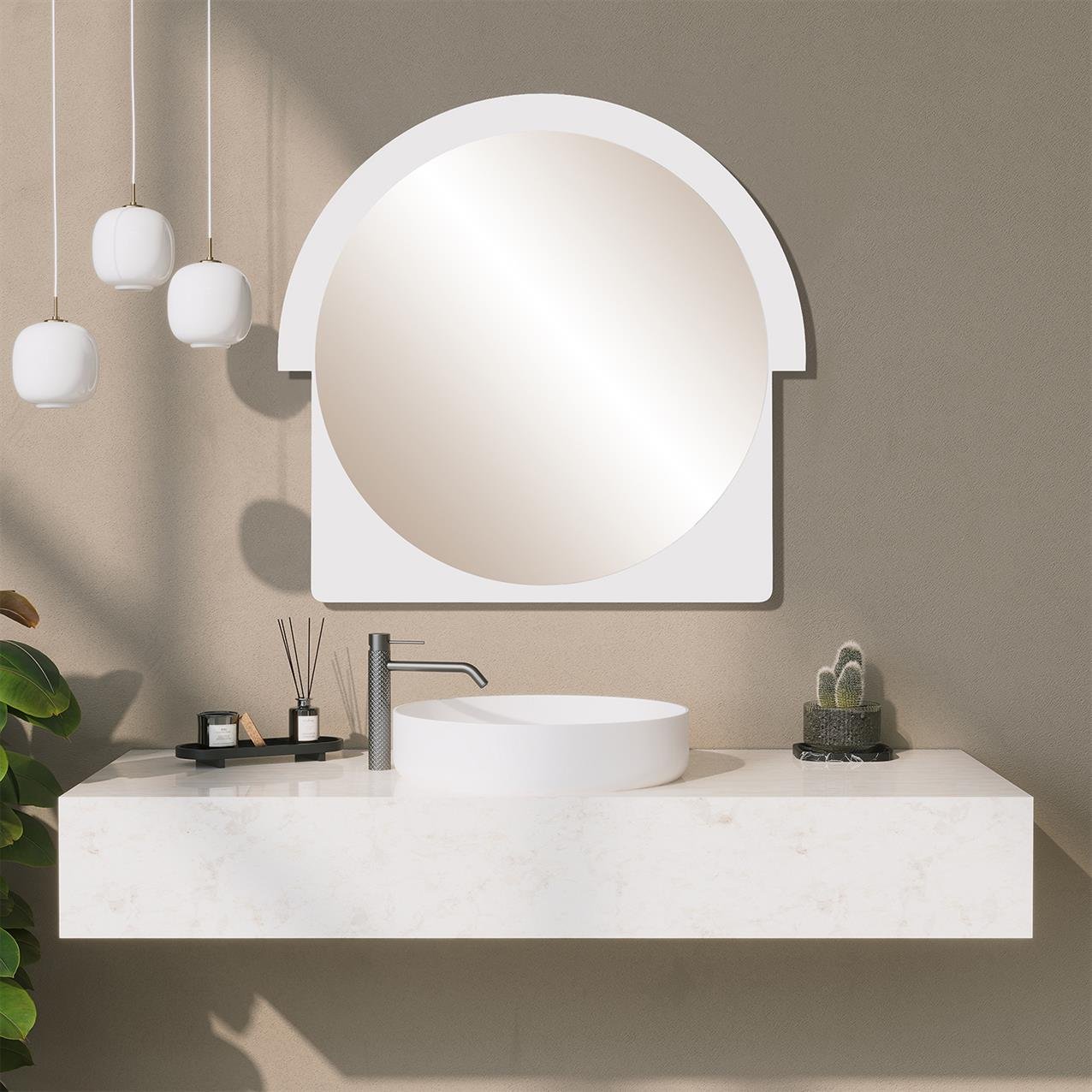 NEOstill - Lucky Banyo Aynası  / Beyaz