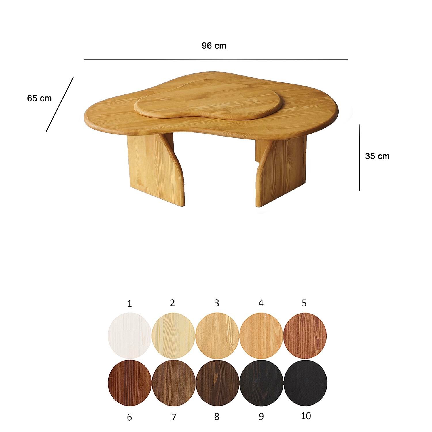 NEOstill - Melted Masif Sehpa / Teak Renk