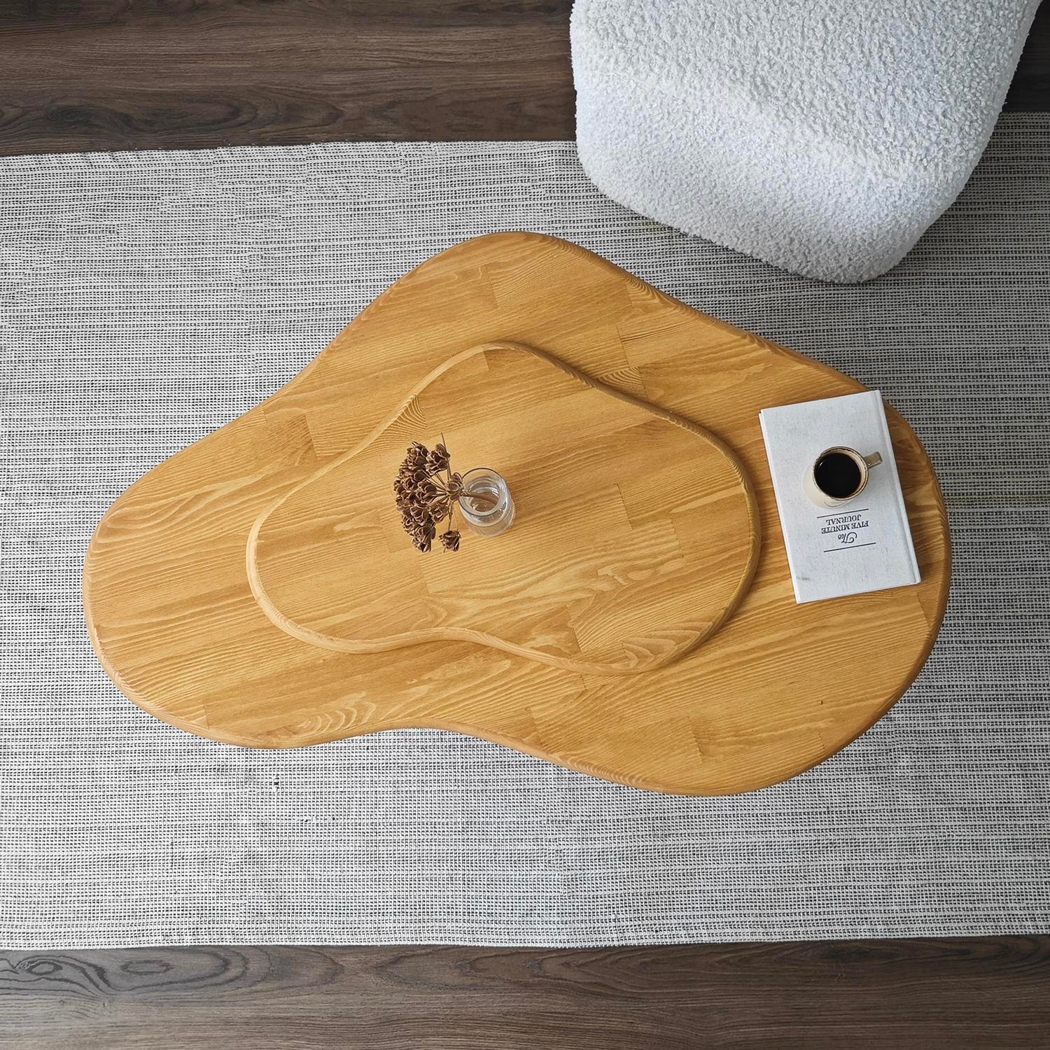 NEOstill - Melted Masif Sehpa / Teak Renk