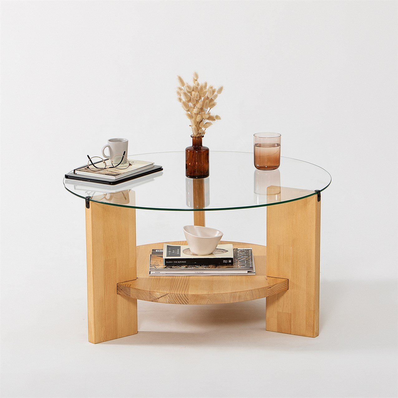 NEOstill - Mondo Sehpa / Masif & Teak Renk