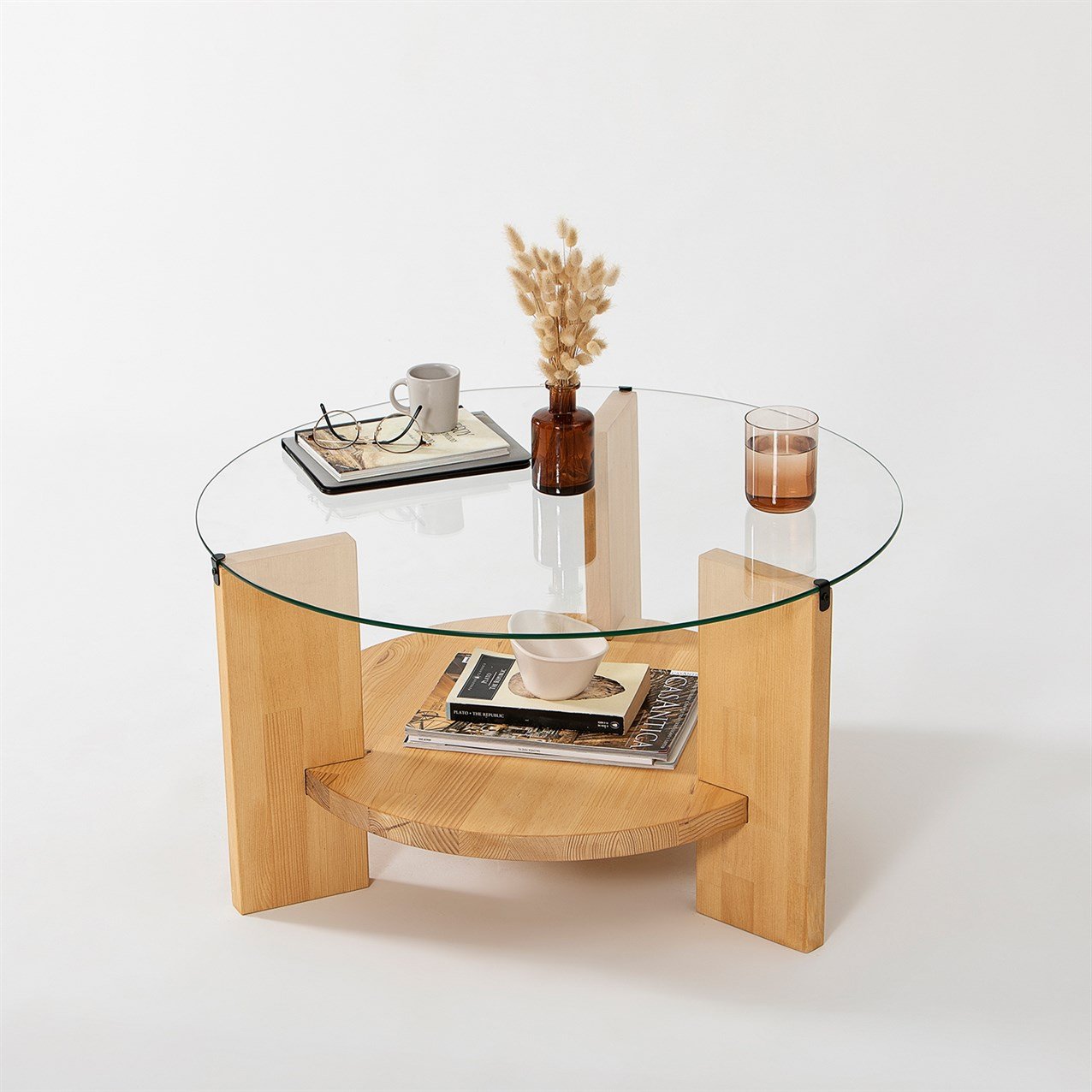 NEOstill - Mondo Sehpa / Masif & Teak Renk