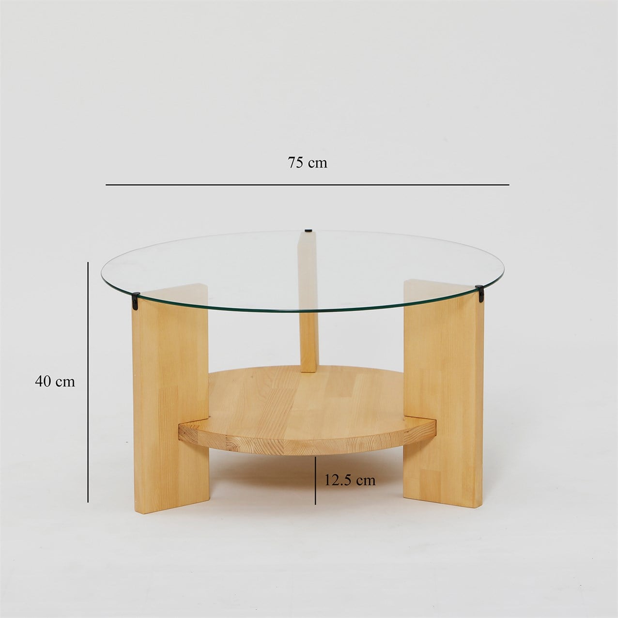 NEOstill - Mondo Sehpa / Masif & Teak Renk