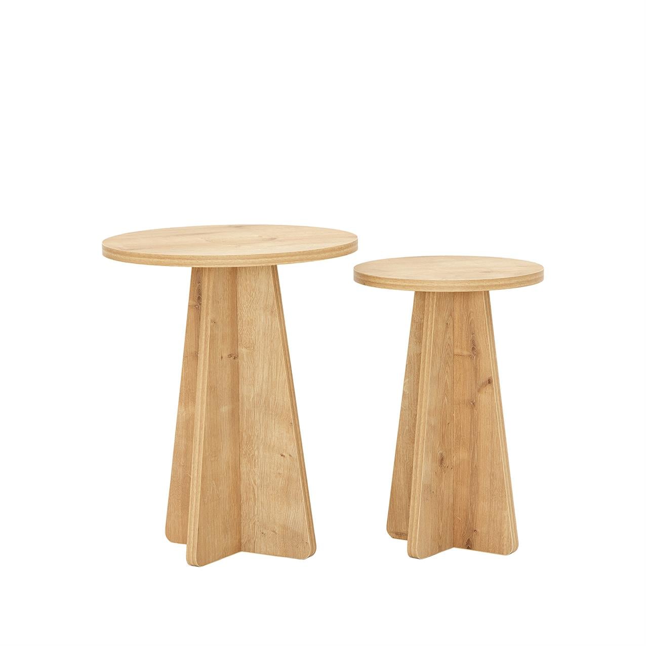 NEOstill - Mushroom 2 Li Sehpa / Safir Meşe