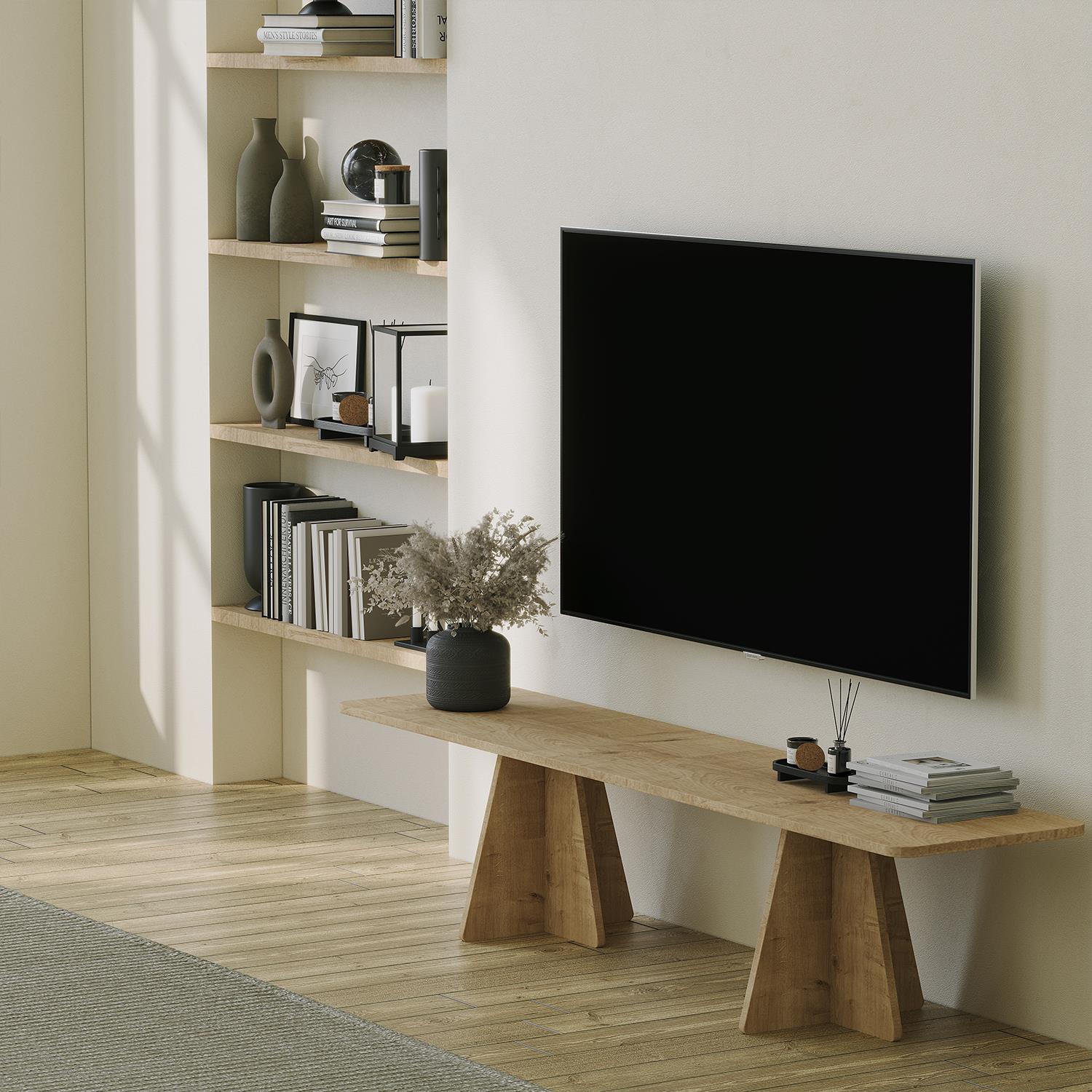 NEOstill - Mushroom Tv Sehpası / Safir Meşe Renk