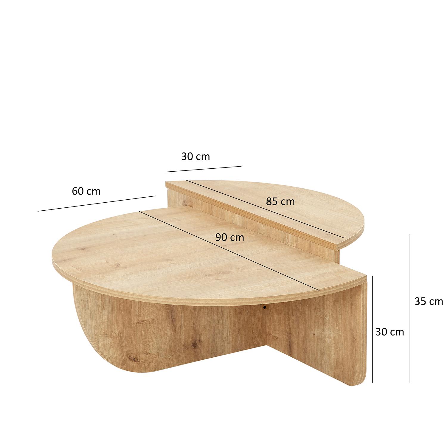NEOstill - Podium Orta Sehpa / Safir Meşe