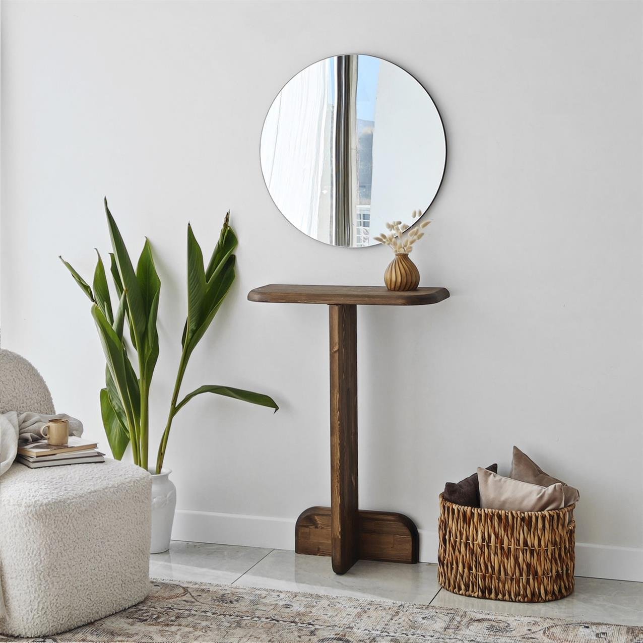 NEOstill -Pratico Dresuar / Ceviz Renk Masif 60 cm