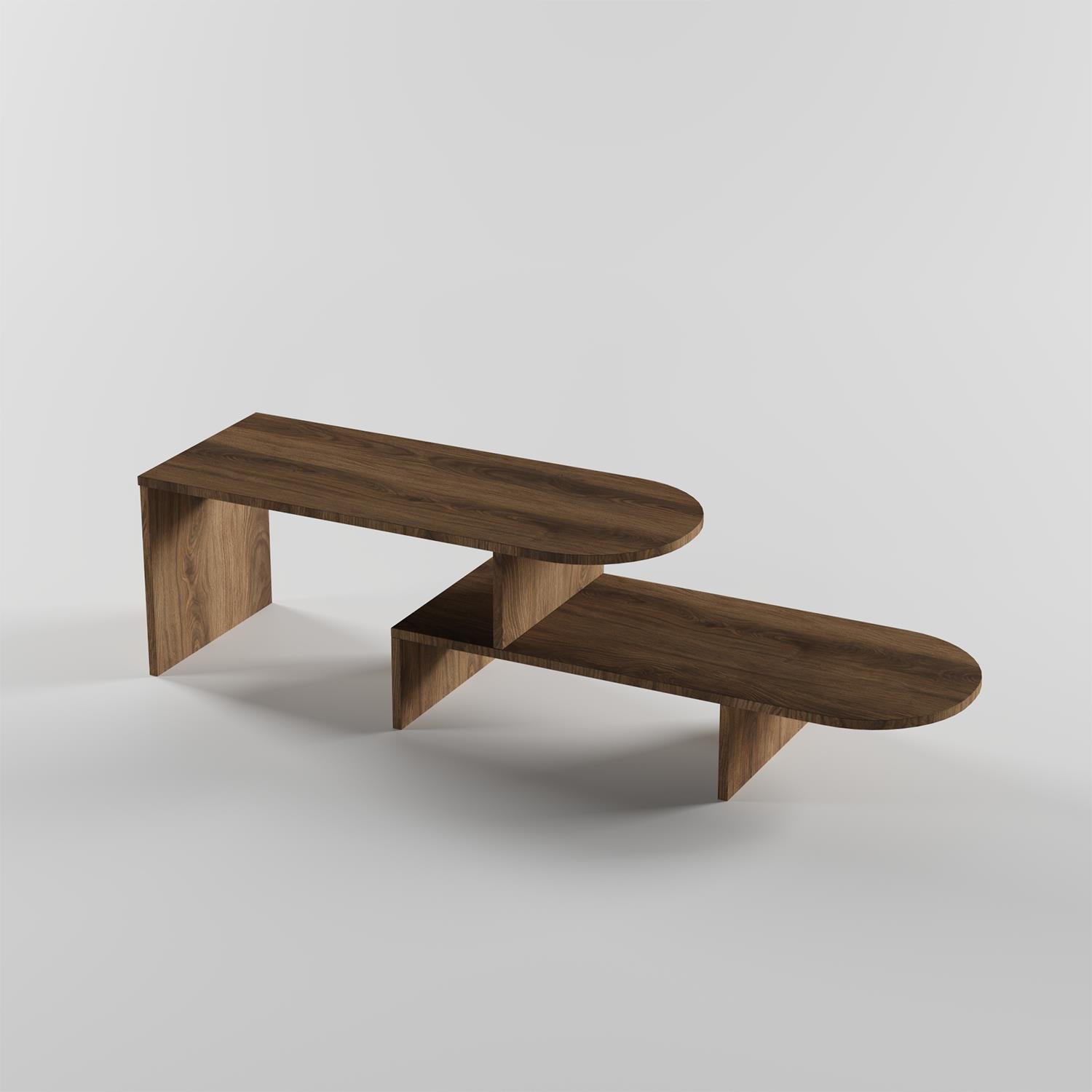 NEOstill - Puzzle Hareketli Sehpa - Ceviz