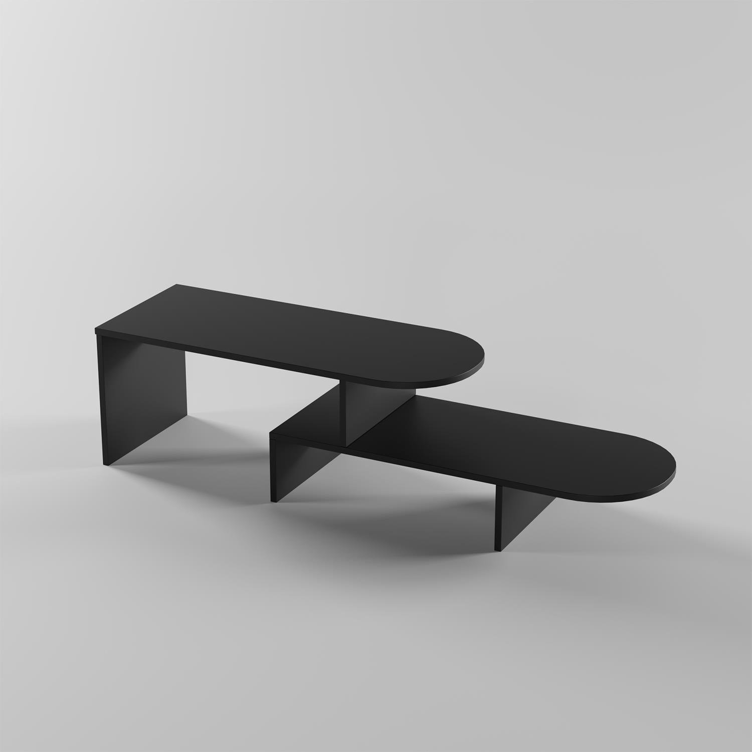 NEOstill - Puzzle Hareketli Sehpa - Siyah