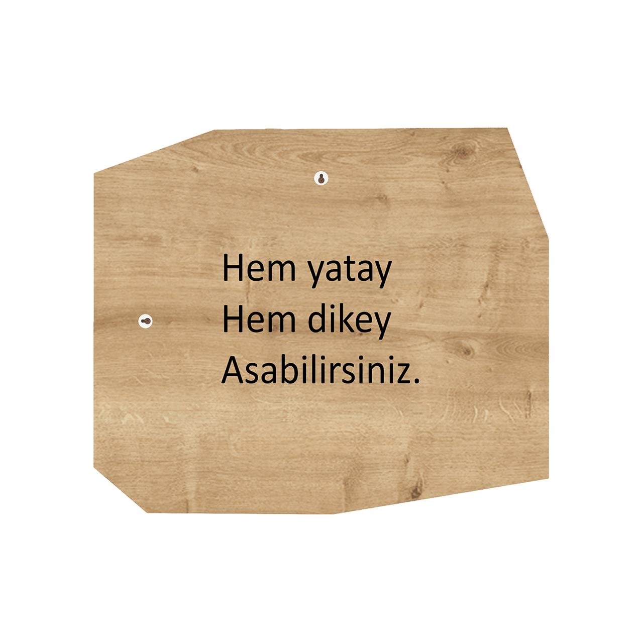 NEOstill - Quartz Banyo Aynası / Safir Meşe