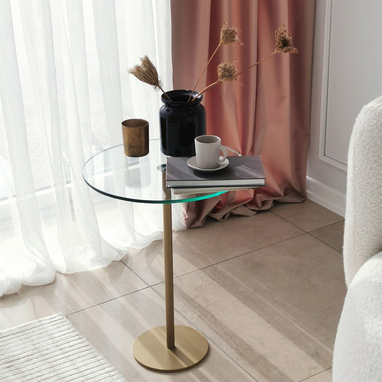 NEOstill - Social Cam Sehpa / Mat Gold