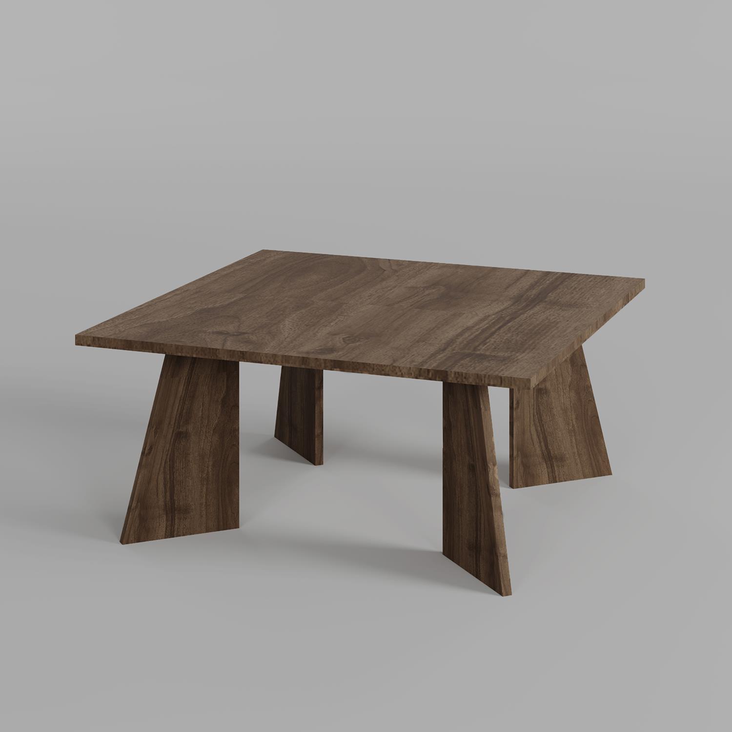 NEOstill - Stiletto Sehpa / Ceviz Renk & 80X80 cm