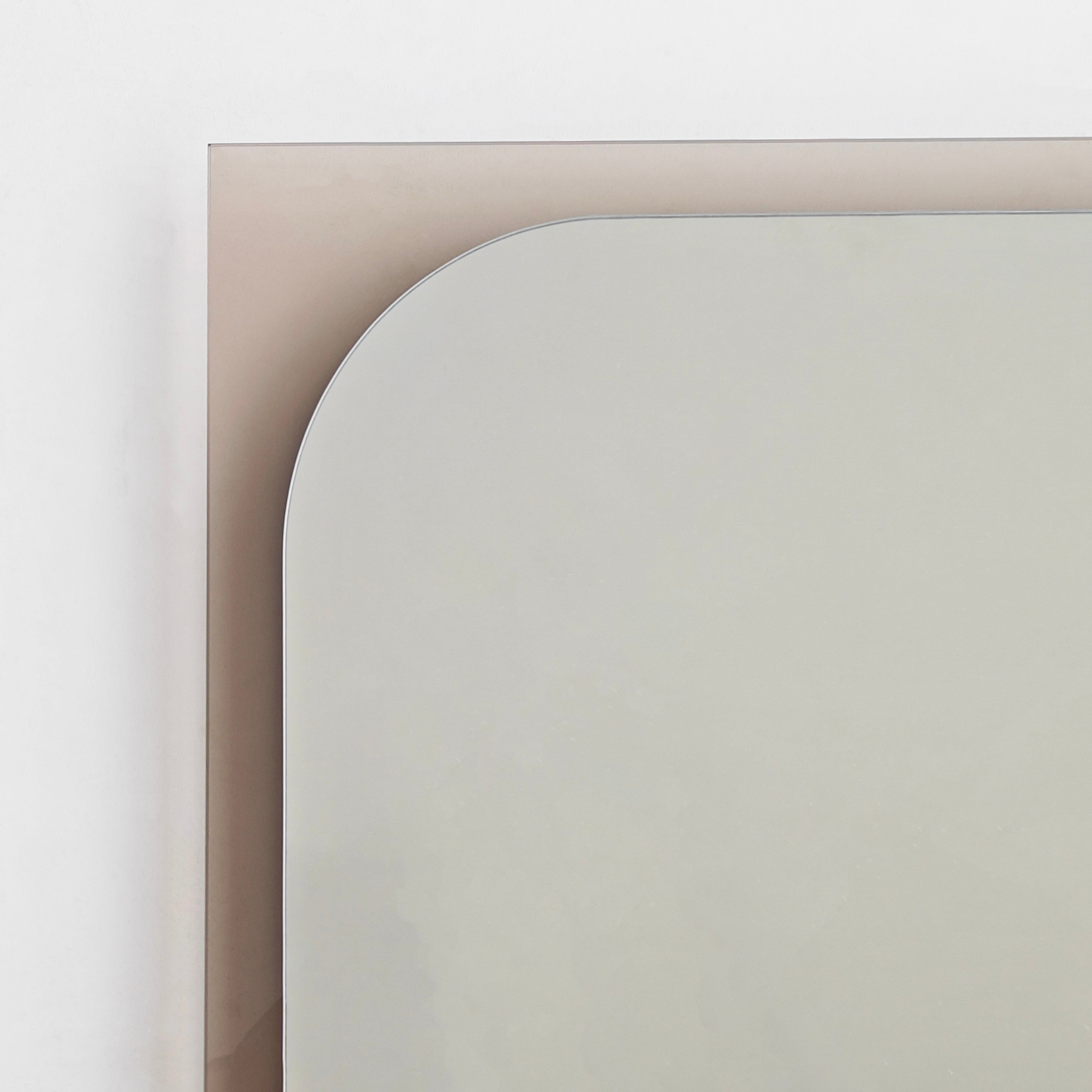 NEOstill - Trasparenza Bronz Camlı Ayna 65x65