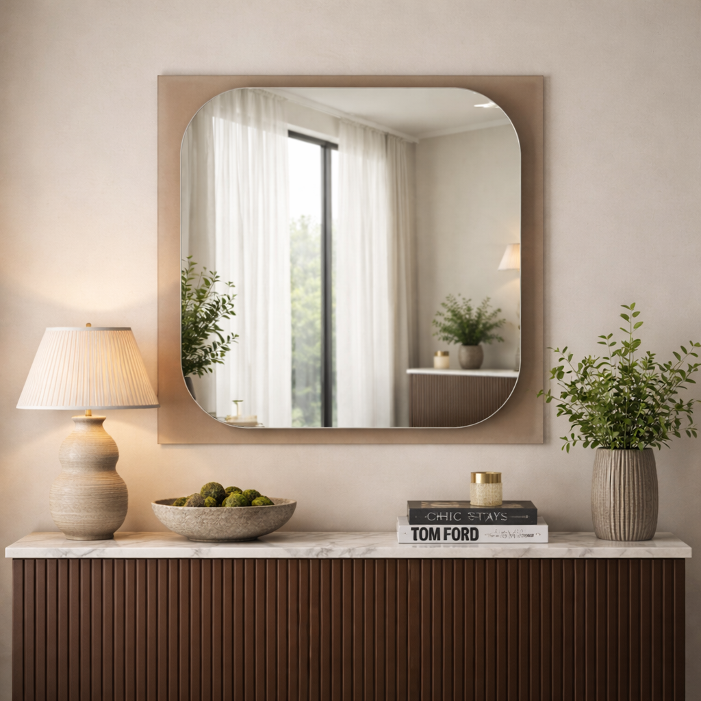 NEOstill - Trasparenza Bronz Camlı Ayna 65x65