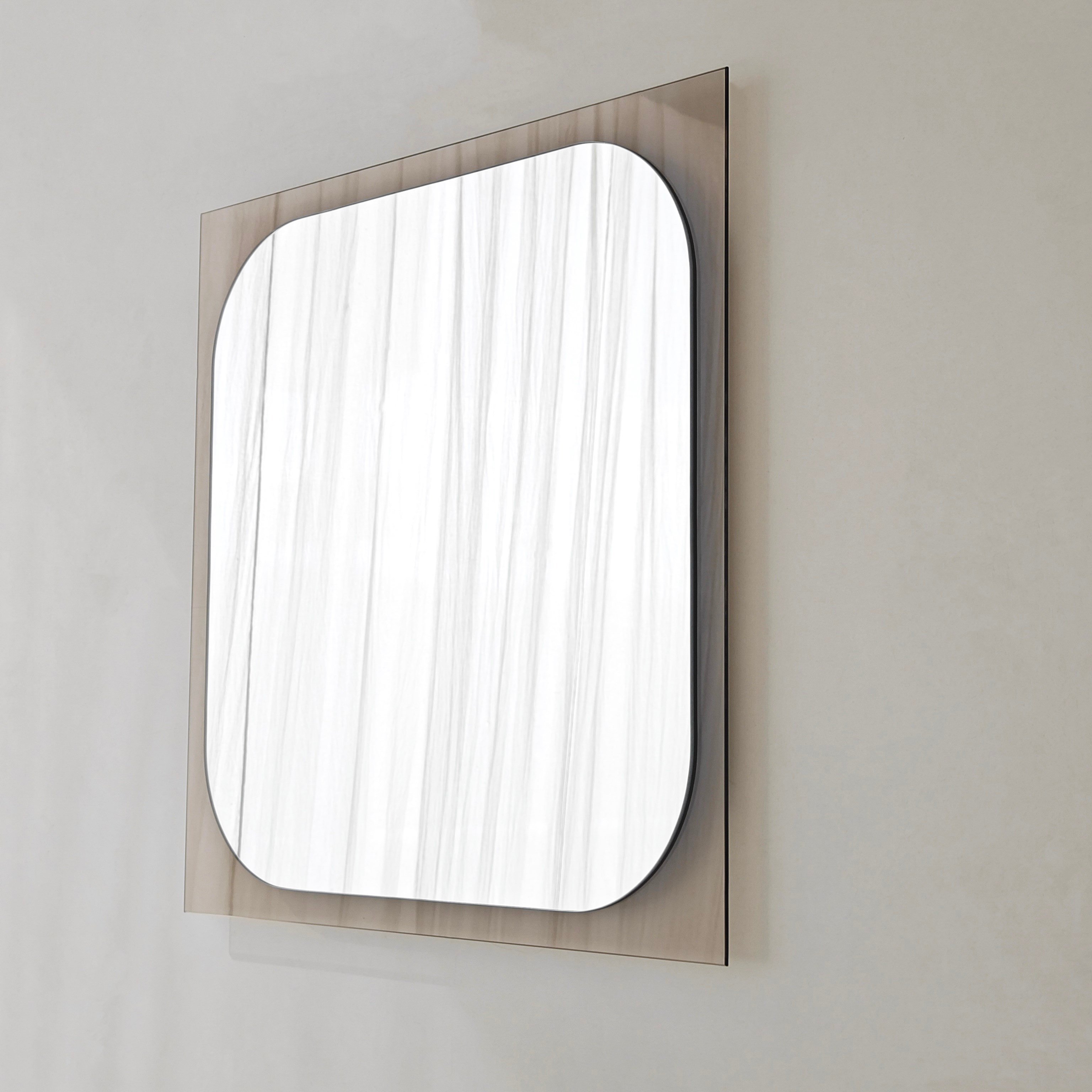 NEOstill - Trasparenza Bronz Camlı Ayna 65x65