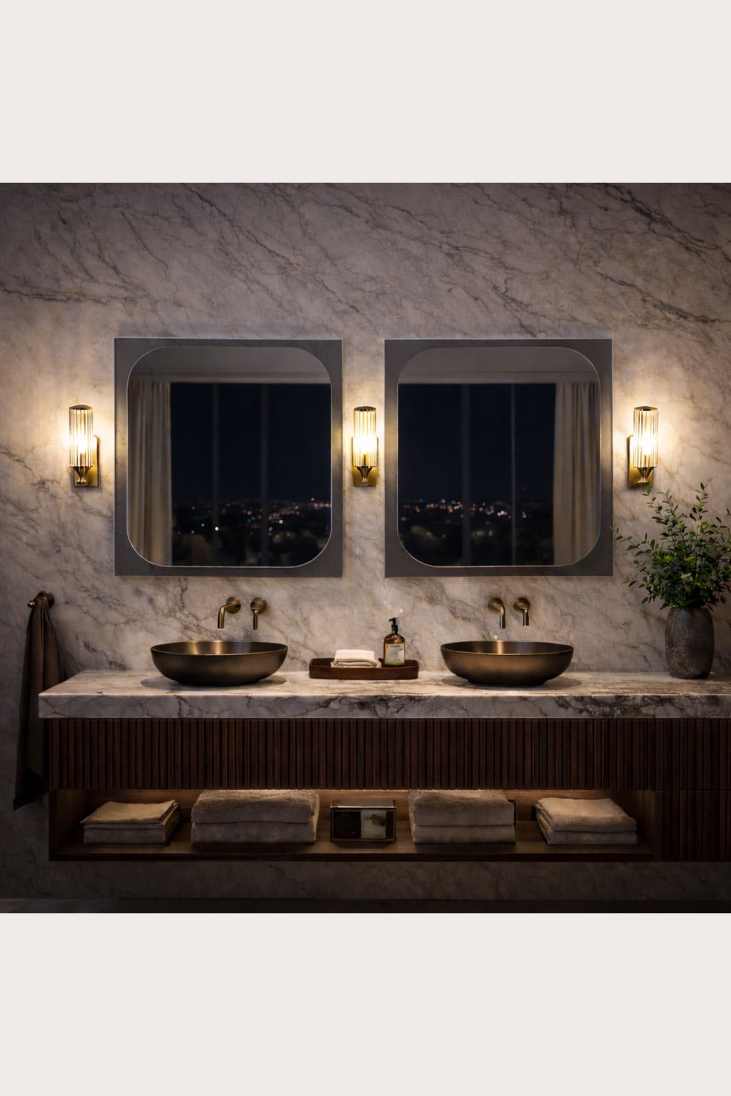 NEOstill - Trasparenza Füme Camlı Ayna 65x65