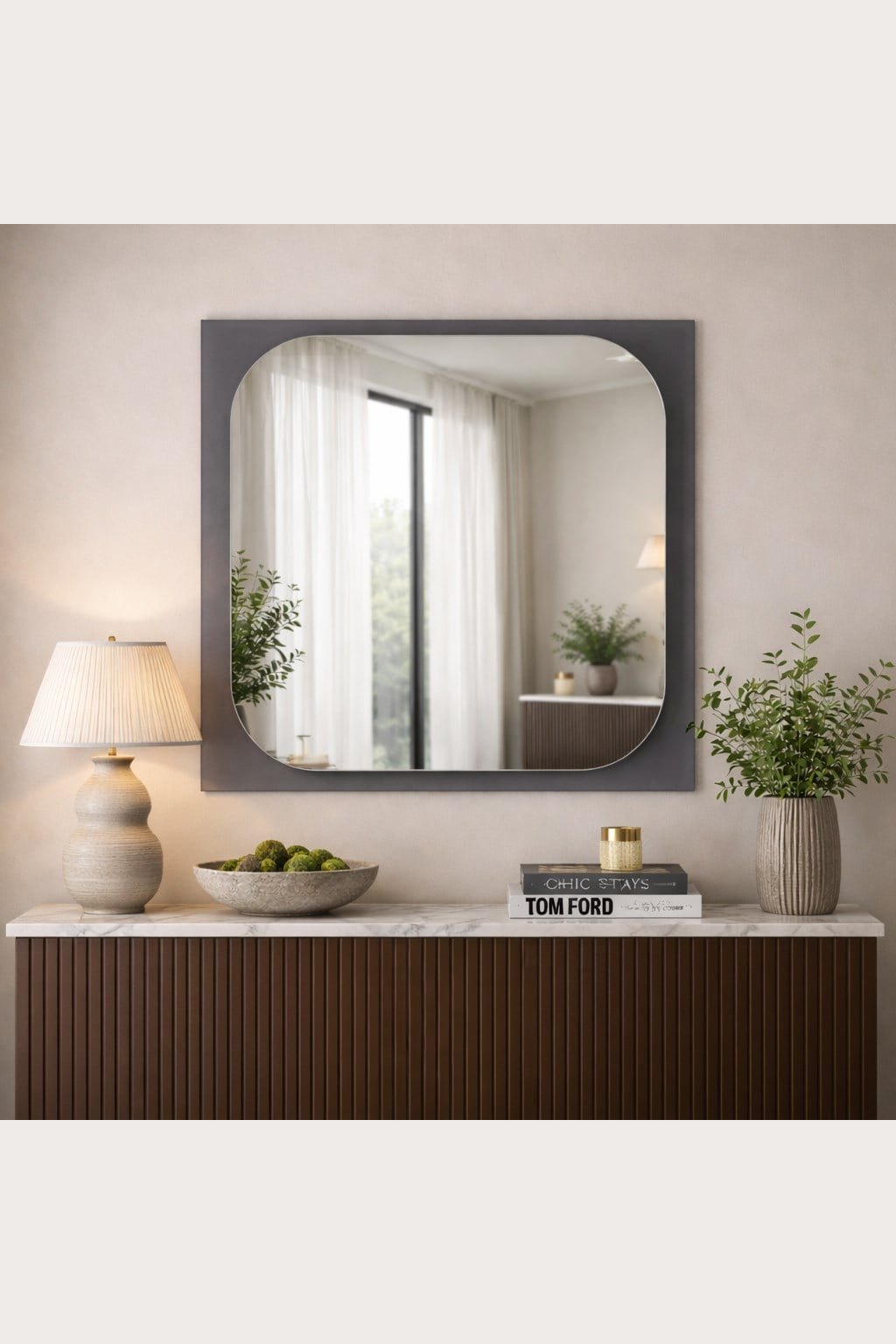 NEOstill - Trasparenza Füme Camlı Ayna 65x65