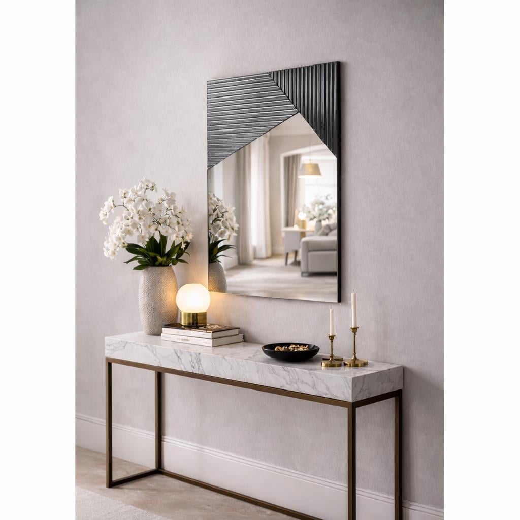 NEOstill - Vertex Çizgili  Füme Ayna 50x70