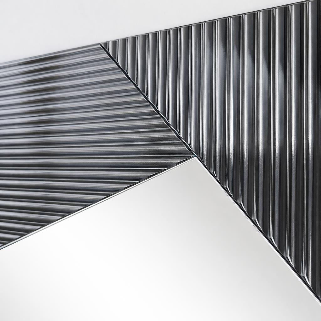 NEOstill - Vertex Çizgili  Füme Ayna 50x70