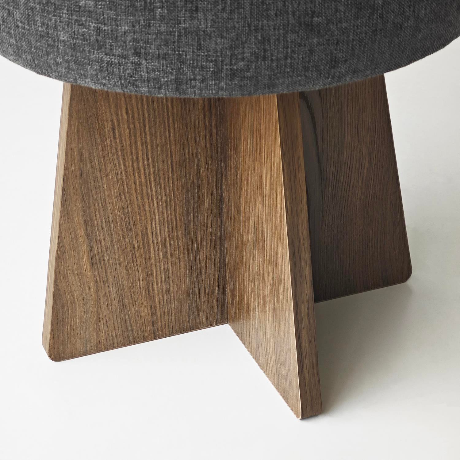 NEOstill - Zen Puf / 40 cm - Antrasit - Ceviz