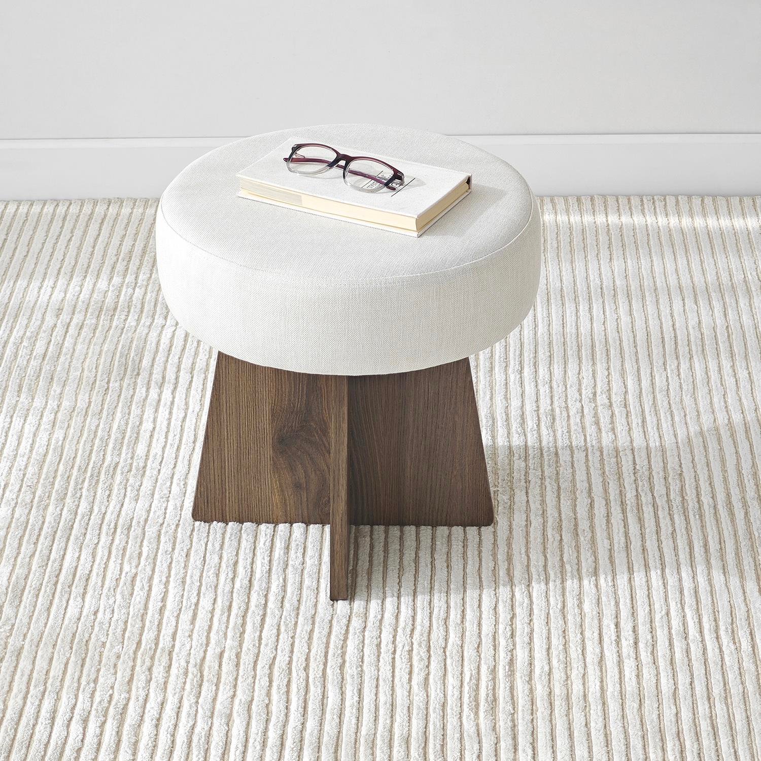 NEOstill - Zen Puf / 40 cm - Bej - Ceviz