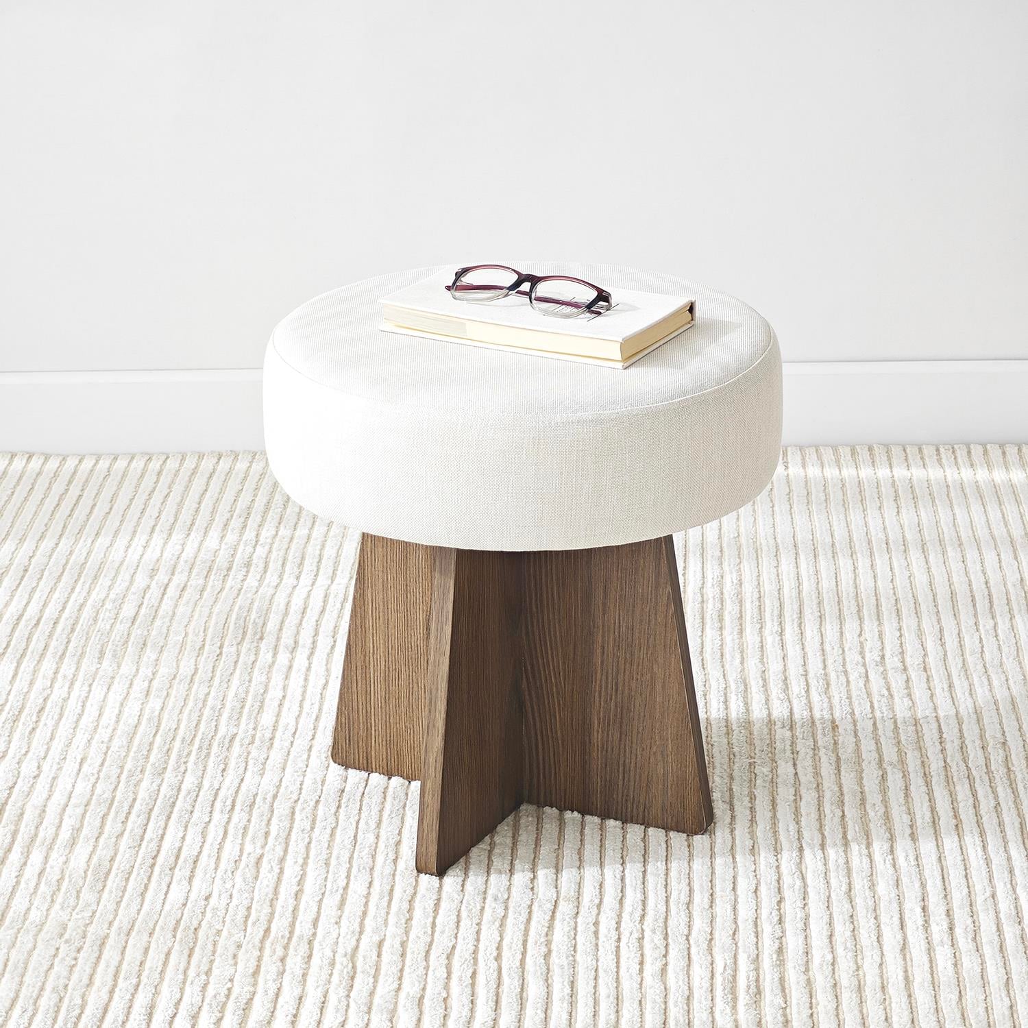 NEOstill - Zen Puf / 40 cm - Bej - Ceviz