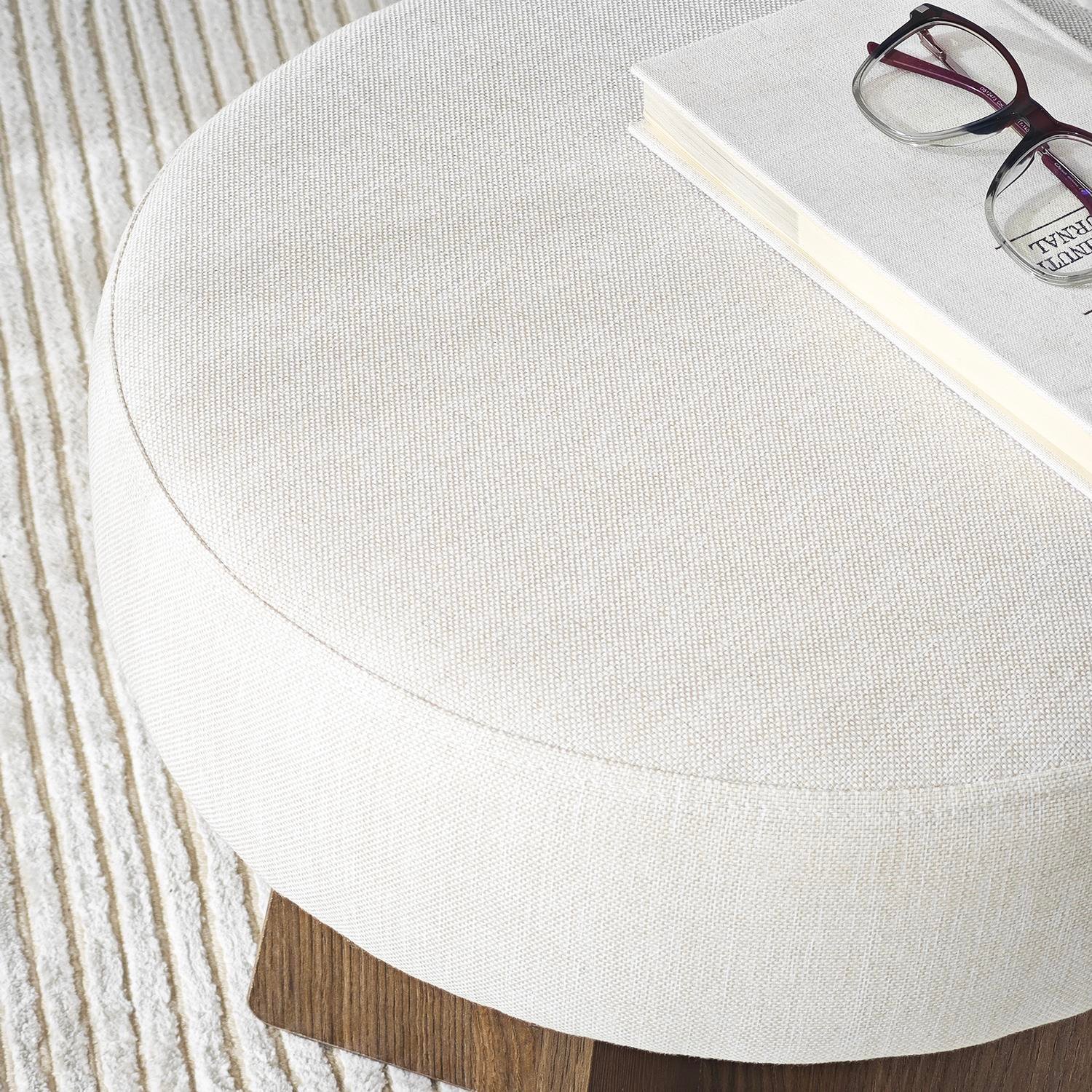 NEOstill - Zen Puf / 40 cm - Bej - Ceviz