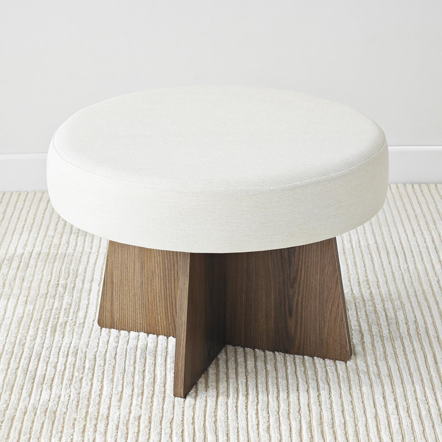 NEOstill - Zen Puf / 60 cm - Bej - Ceviz