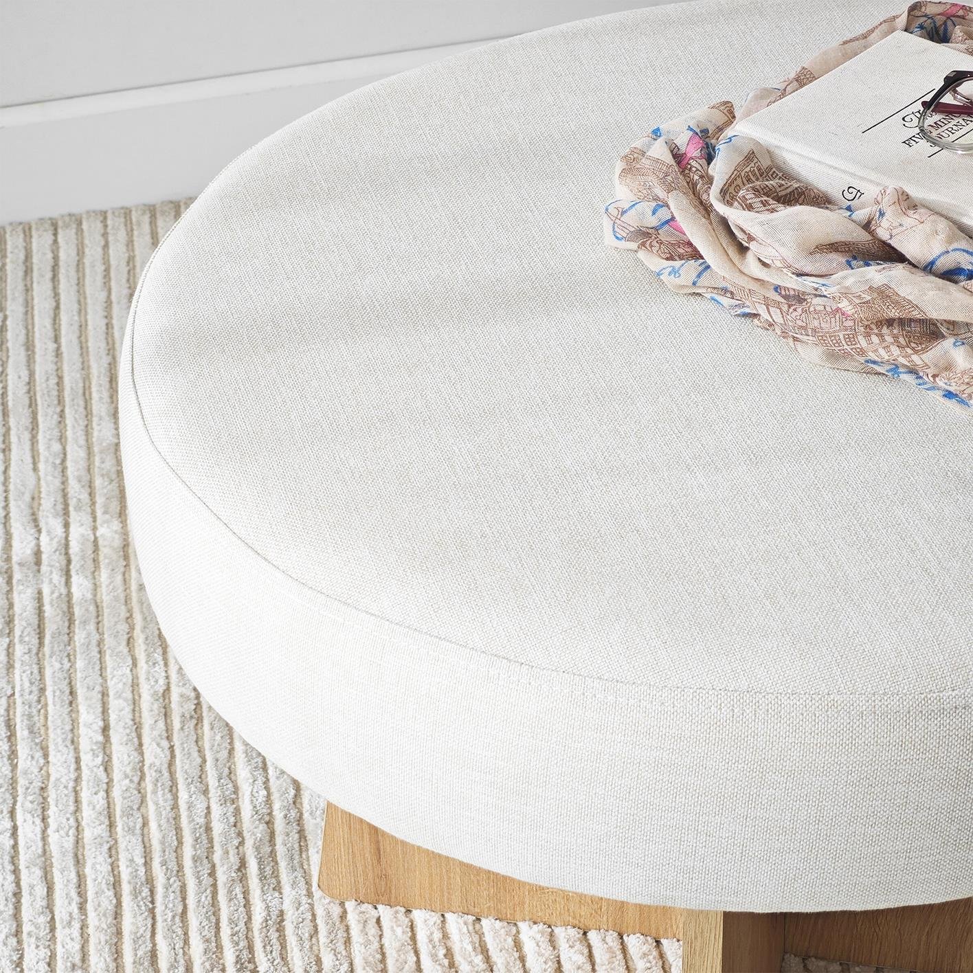 NEOstill - Zen Puf / 60 cm - Bej - Meşe