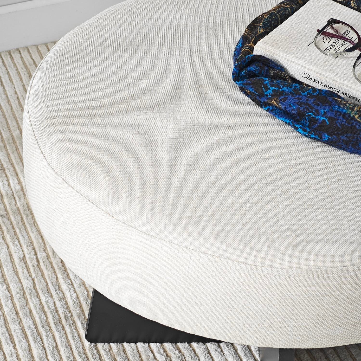 NEOstill - Zen Puf / 60 cm - Bej - Siyah