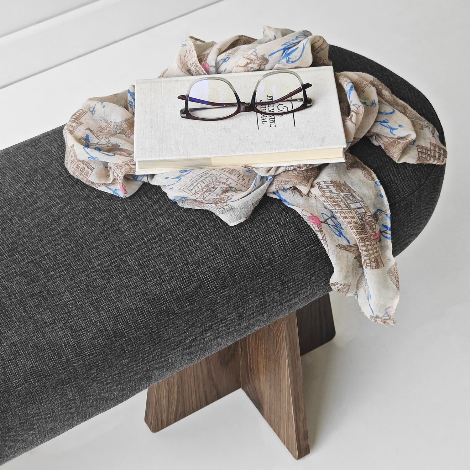 NEOstill - Zen Puf-Bench / 100x30-Antrasit-Ceviz