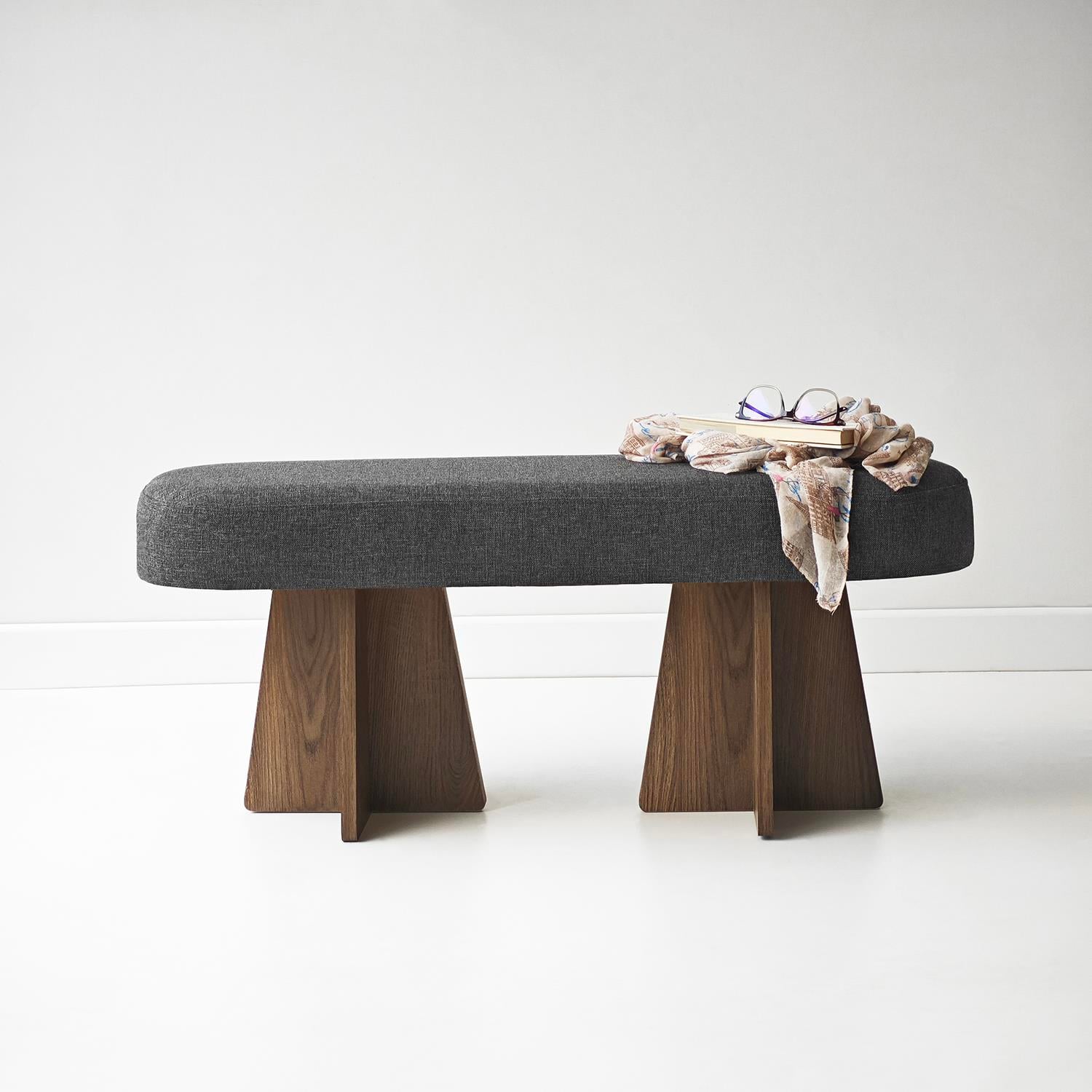 NEOstill - Zen Puf-Bench / 100x30-Antrasit-Ceviz