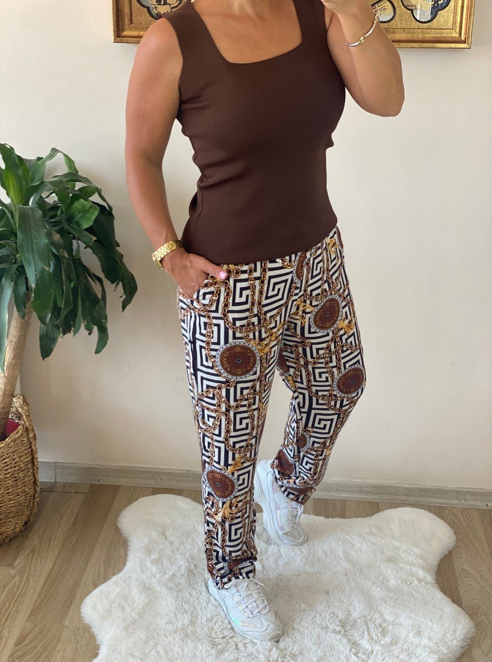 410583 ZİNCİR DETAY PANTALON