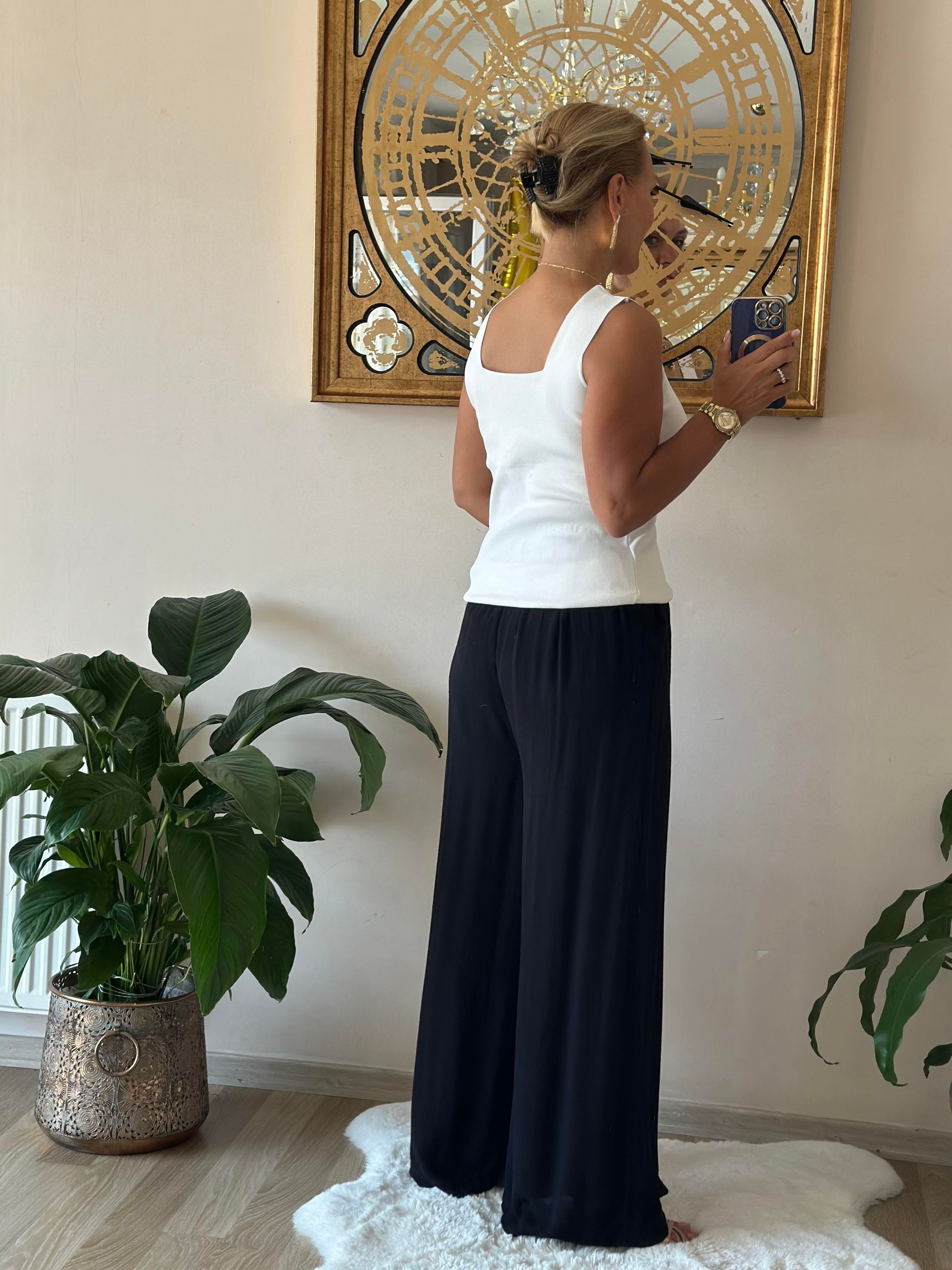 410640 Bodrum Bluz Siyah