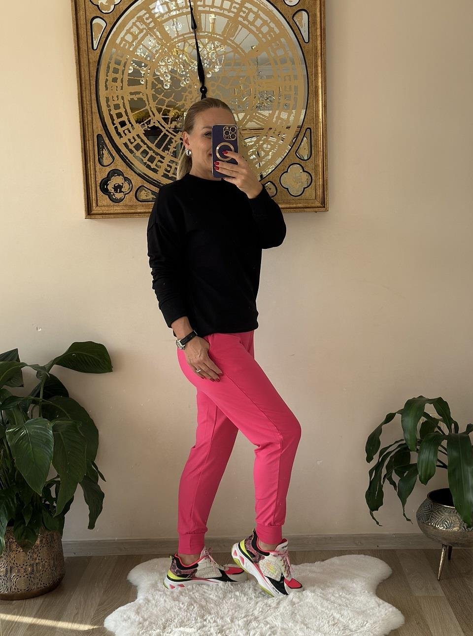 410777 Basic Sweat Siyah