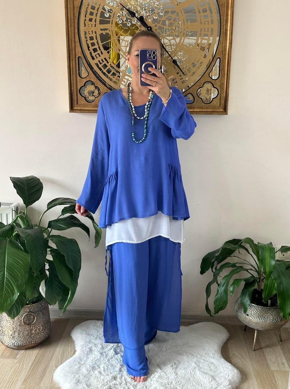 410890 Çift Kat Bluz