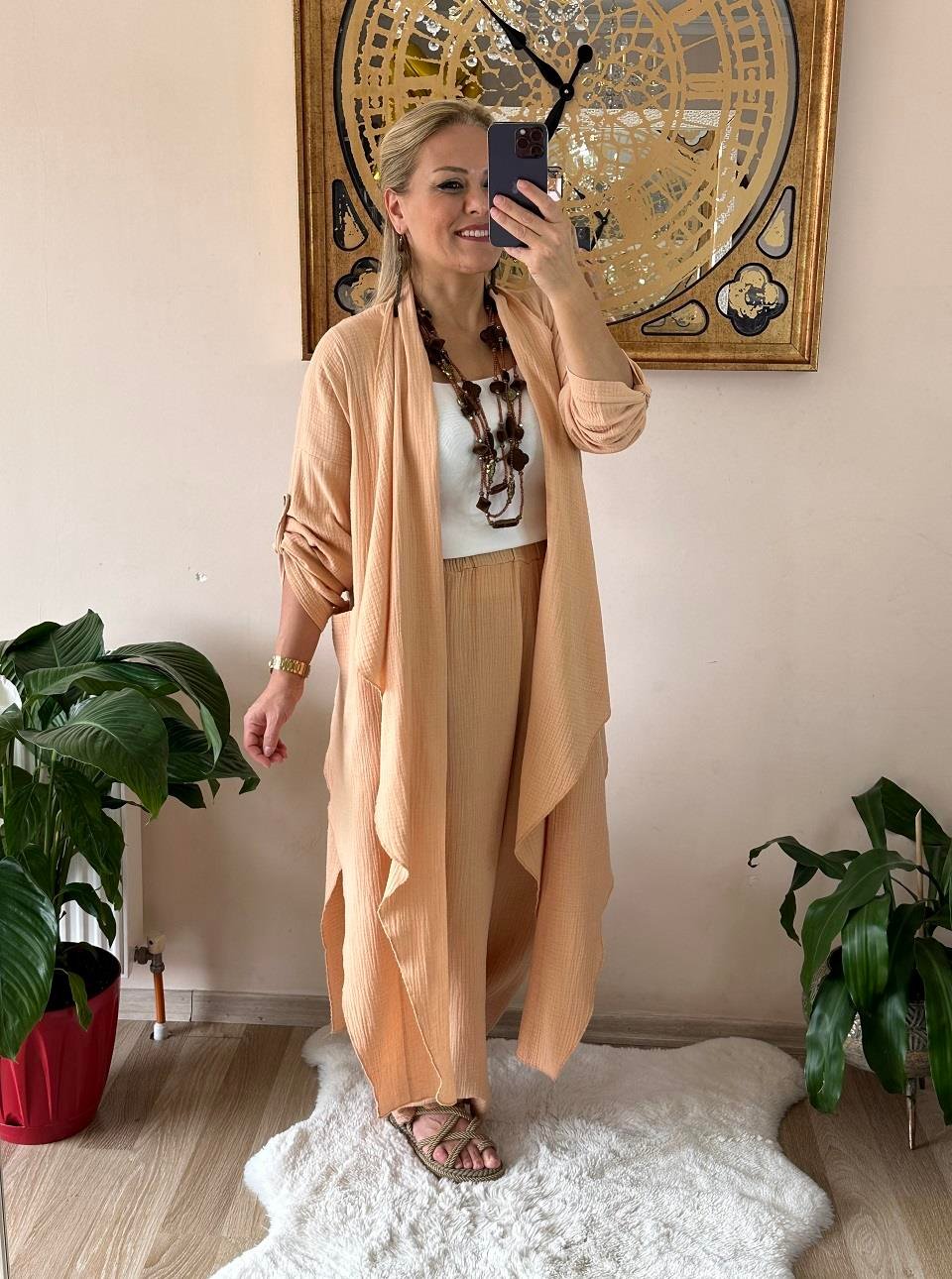 410918 İkili Müslin Takım