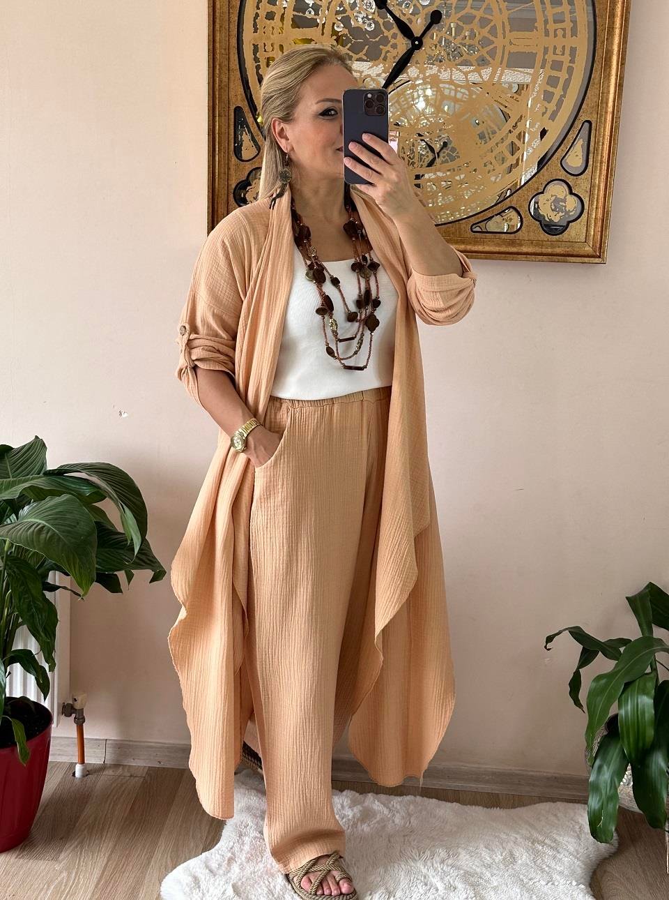 410918 İkili Müslin Takım